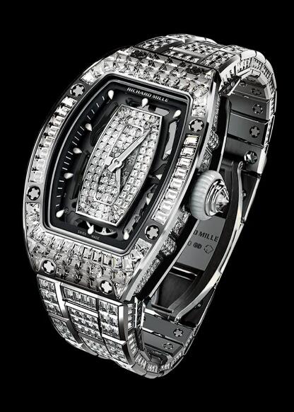 Replica Richard Mille RM 007 White Gold full set Diamonds Watch Replica Richard Mille RM 007 White Gold full set Diamonds Watch